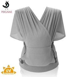 韓國Pognae Step One Air 初生嬰兒揹帶(防UV)-中灰