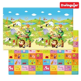 韓國Dwinguler 家居安全遊戲墊-中碼 190 X 130cm X 1.2cm 動物園