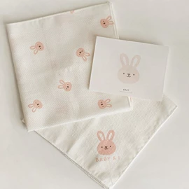 韓國Baby&I 純棉嬰兒紗巾-10塊裝 免仔