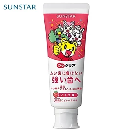 日本Sunstar Do 兒童固齒牙膏/ 巧虎 草莓味 70g