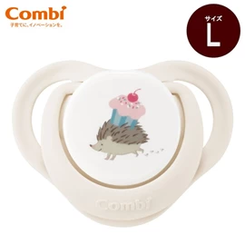 日本Combi 睡眠安撫奶嘴(連防塵蓋)-L碼 刺蝟
