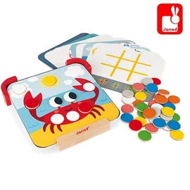 法國Janod 我在學習顏色 磁性圖形板