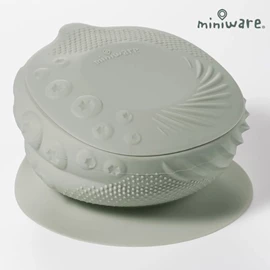 美國Miniware 五感寶貝鉑金矽膠碗(多色選)