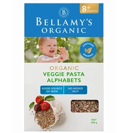 Bellamy's Organic 貝拉米 有機雜菜字母麵/ 200g
