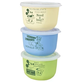 Disney 嬰兒食物儲存盒/ 3個裝 米奇