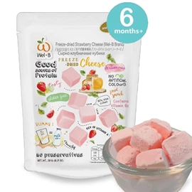 Wel-B Baby 58%凍乾鮮製乳酸菌芝士粒-士多啤梨味 20G