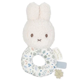 Tiamo 嬰兒布質搖鈴/ Miffy 幸運系列 藍色