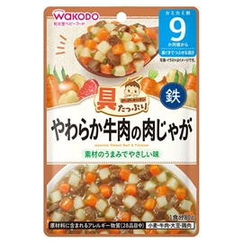 日本和光堂 便利即食餐包-嫩牛肉燉薯仔 80g