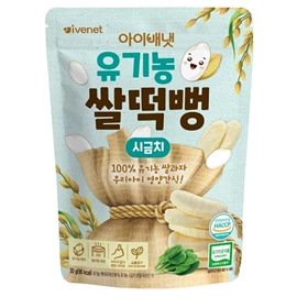 韩国Ivenet贝贝 有机营养米饼/菠菜味 30g