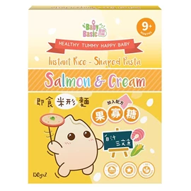 Baby Basic 寶寶百味 即食米形麵/ 白汁三文魚 150g x 2