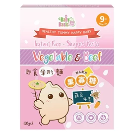 Baby Basic 寶寶百味 即食米形麵/ 蔬菜牛肉 150g x 2