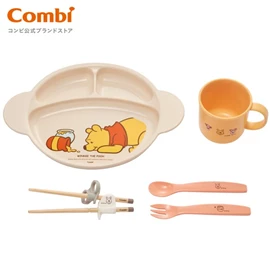 日本Combi 餐具套装5件套-小熊维尼