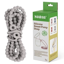 紐西蘭Haakaa 矽膠吸乳器掛帶/ Suva Grey