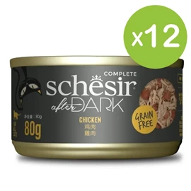Schesir After Dark 全階段貓主食罐-雞肉配方 80g X 12罐