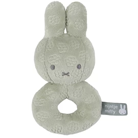 Tiamo 嬰兒布質搖鈴/ Miffy 花朵系列 綠色