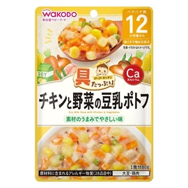 日本和光堂 便利即食餐包-雞肉蔬菜豆乳鍋 80g