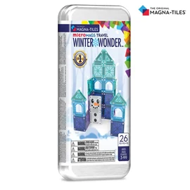 Magna-Tiles MicroMAGS 迷你磁力积木/ 冬日幻境旅行套装 26片