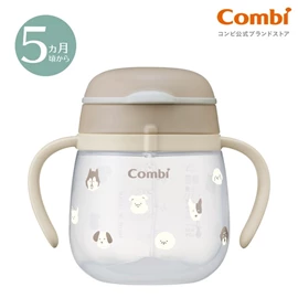日本Combi LakuMug 學習杯(直飲型)-小狗 240ml