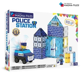 Magna-Tiles 磁力积木-警察局套装 35片