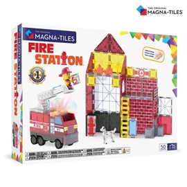 Magna-Tiles 磁力积木-消防局套装 50片