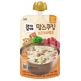 韓國Namyang 南陽 營養即食寶寶粥/ 燉牛肉海帶 100g