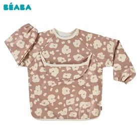 法國BEABA 2合1 多功能飯衣(可拆袖)-Savannah bloom